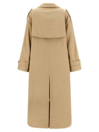 MM6 Maison Margiela Beige Cotton Coat
