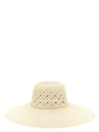 Maison Michel Beige Fabric Sunhat