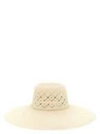 Maison Michel Beige Fabric Sunhat