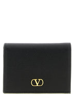 Valentino Garavani Black Calfskin Cardholder