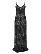 Norma Kamali Black Polyester Long Dress