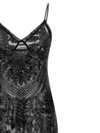 Norma Kamali Black Polyester Long Dress