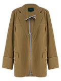 MAISON JEJIA Beige Cotton Blazer