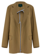 MAISON JEJIA Beige Cotton Blazer