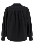 FARM RIO Black Cotton Blouse