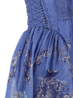 Zimmermann Blue Linen Long Dress