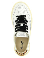 Autry Brown Cowhide Low Top Sneakers