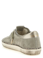 Golden Goose Gray Cowhide Low Top Sneakers
