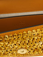 Valentino Garavani Gold Viscose Shoulder Bag