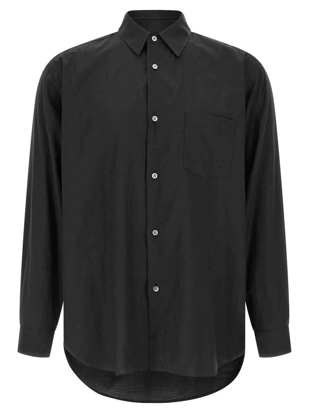 Schwarze Baumwollbluse