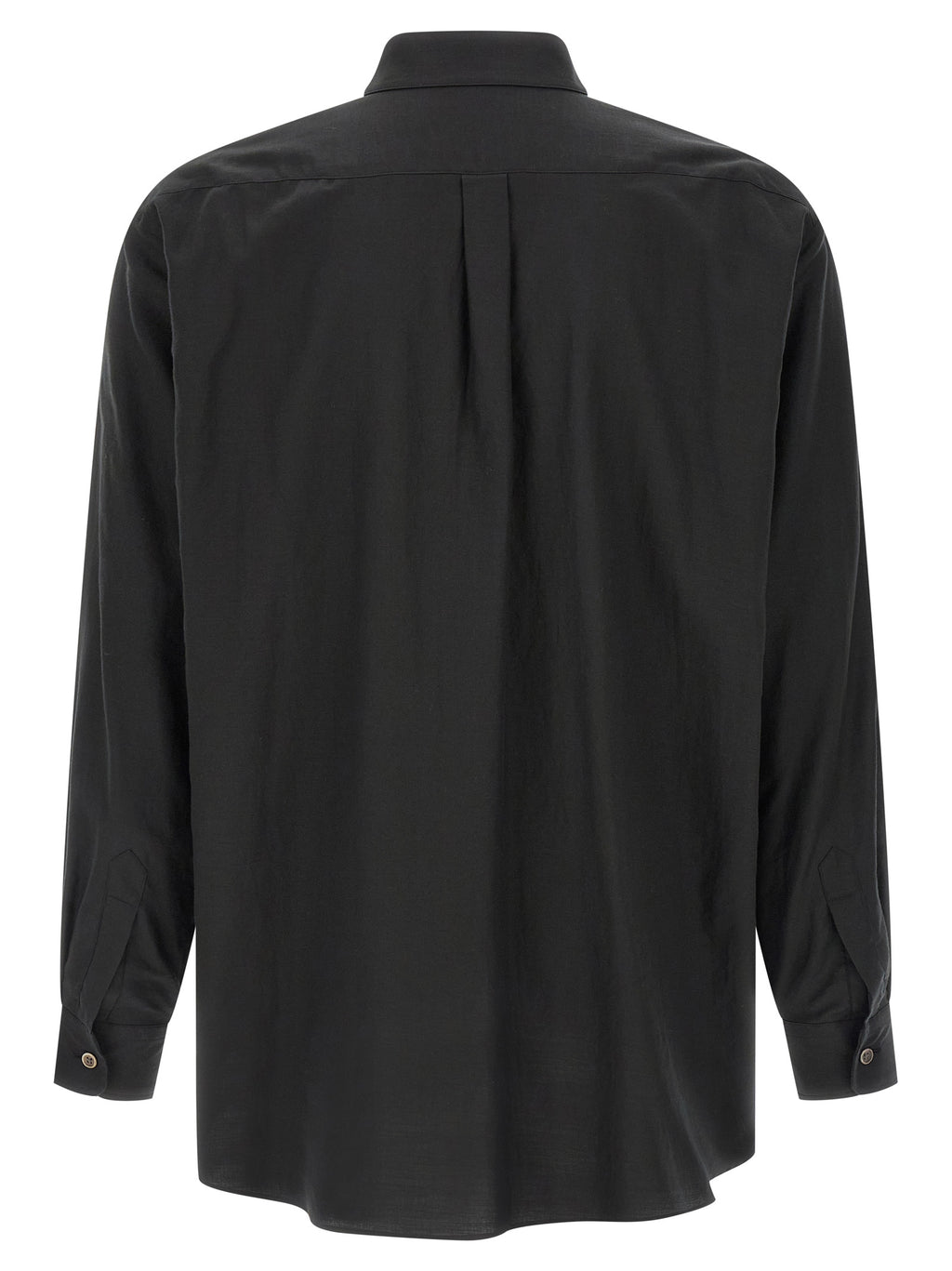 Schwarze Baumwollbluse