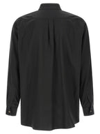 Schwarze Baumwollbluse