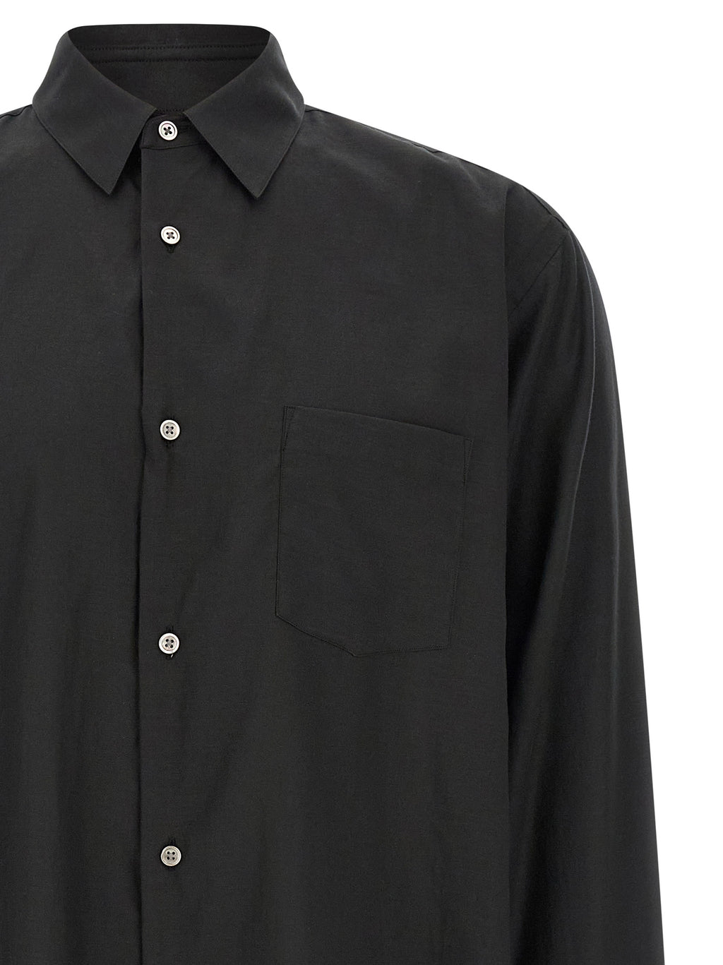 Schwarze Baumwollbluse