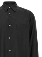 Schwarze Baumwollbluse