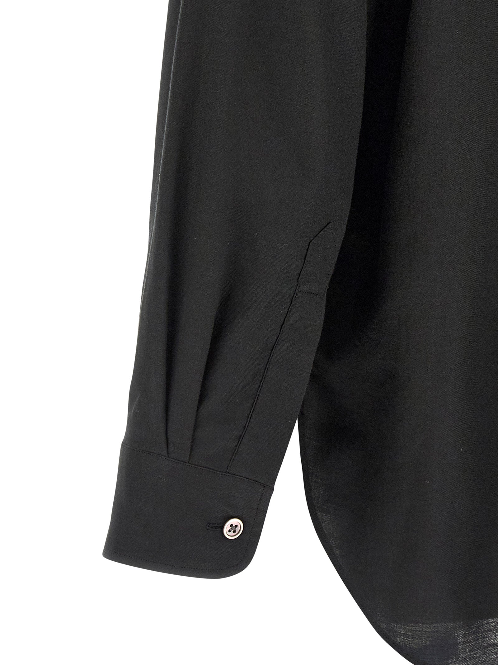 Black Cotton Blouse