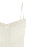 Zimmermann White Cotton Short Dress