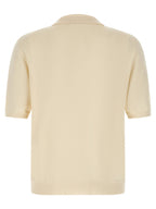 Beige Cotton Polo Shirt