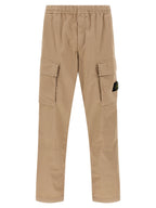 Stone Island Beige Cotton Cargo Pants