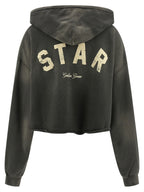 Gray Cotton Hoodie