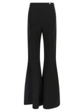 CATALINA Black Triacetate Flared Pants