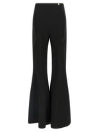 CATALINA Black Triacetate Flared Pants