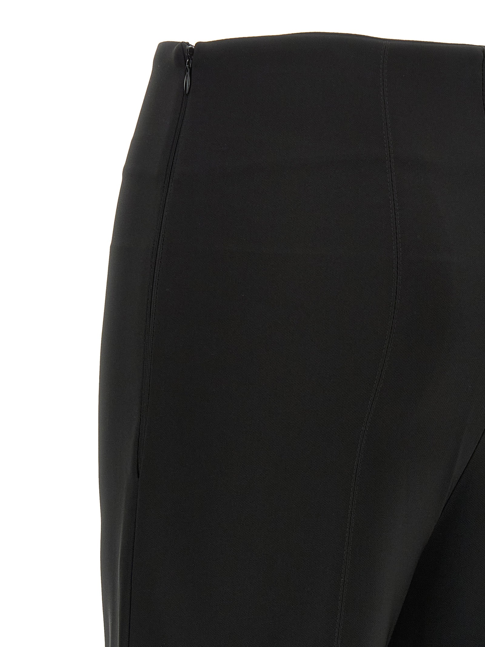 CATALINA Black Triacetate Flared Pants