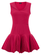 CATALINA Fuchsia Polyester Short Dress