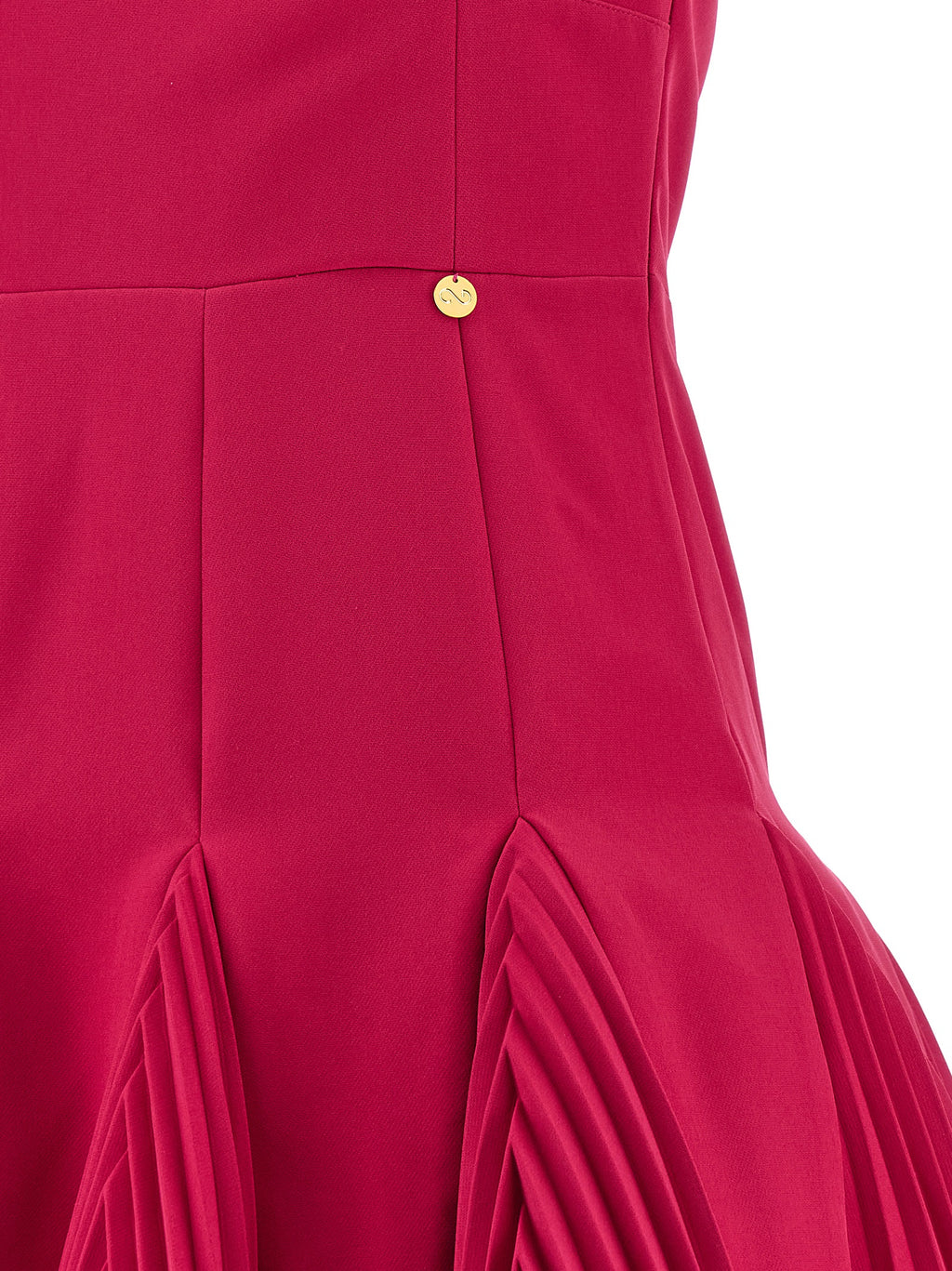 CATALINA Fuchsia Polyester Short Dress