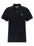 Black Cotton Polo Shirt