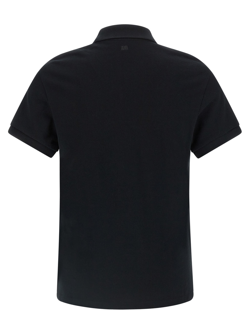 Black Cotton Polo Shirt