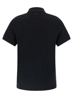Black Cotton Polo Shirt