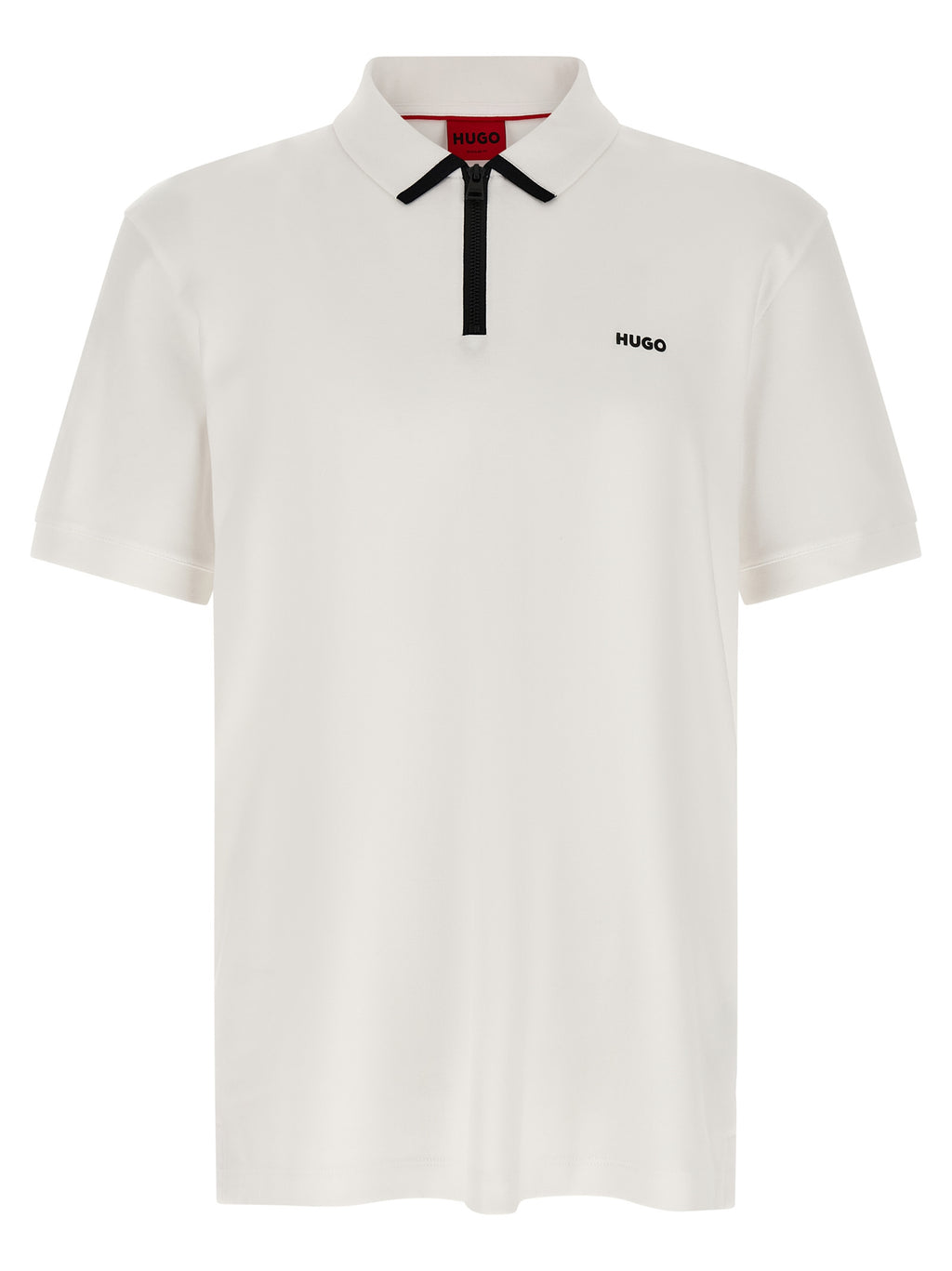 White Cotton Polo Shirt