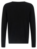 MA'RY'YA Black Cotton Cardigan