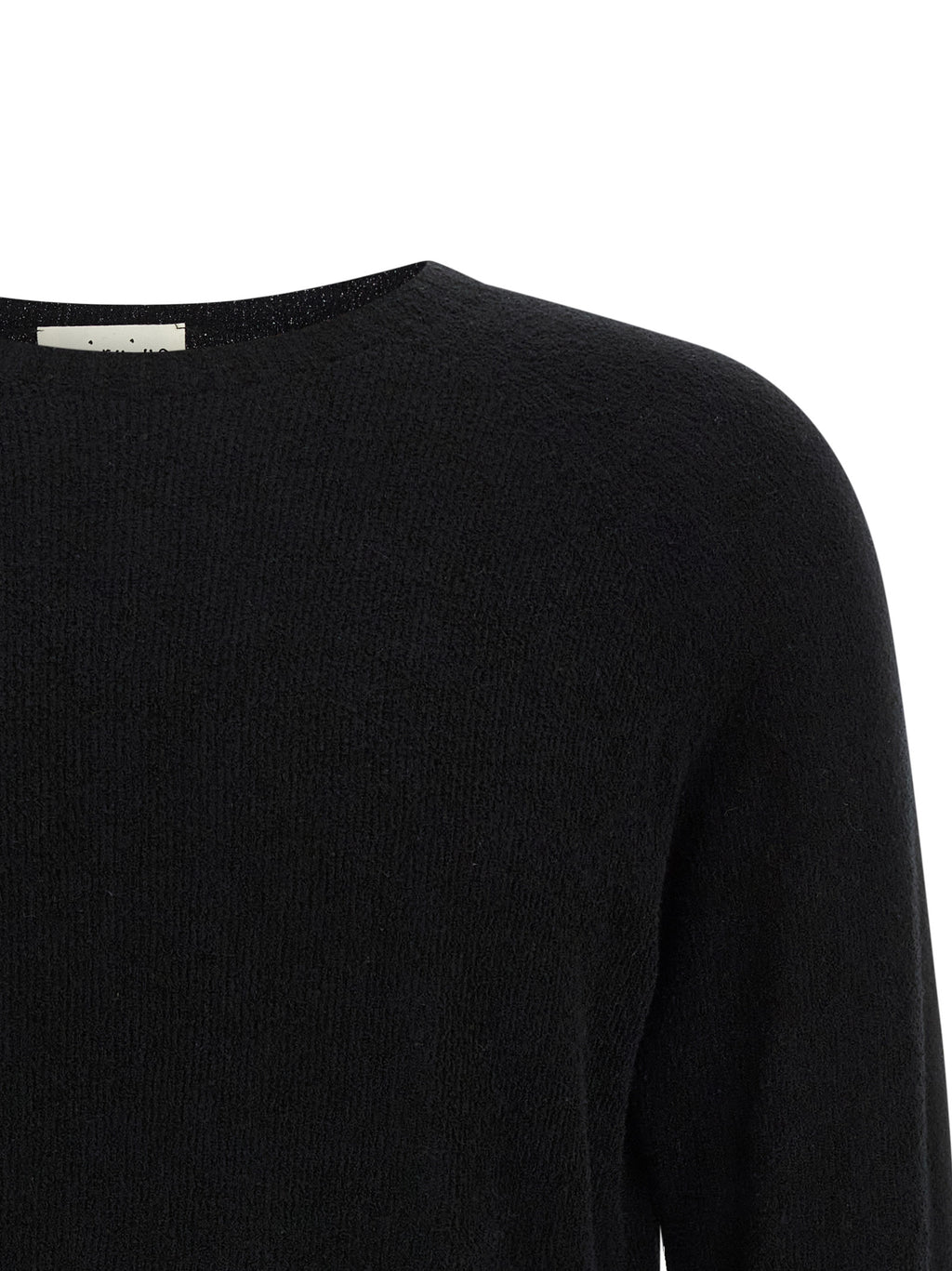 MA'RY'YA Black Cotton Cardigan