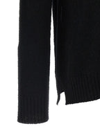 MA'RY'YA Black Cotton Cardigan