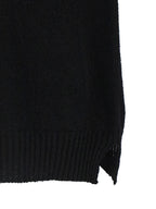 MA'RY'YA Black Cotton Polo Shirt