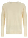 MA'RY'YA Beige Cotton Cardigan