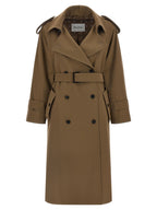 Max Mara Brown Virgin Wool Coat