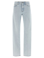 Givenchy Blue Cotton Straight-Leg Jeans