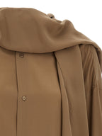 Brown Silk Blouse