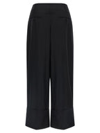 Darkpark Black Viscose Casual Pants