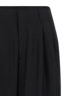 Darkpark Black Viscose Casual Pants