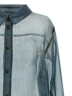 Haikure Blue Silk Blouse