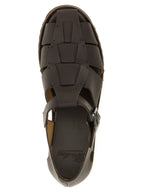 PARABOOT Brown Calfskin Flat Sandals