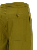 MAISON JEJIA Bicolor Silk Casual Pants
