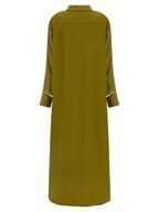 MAISON JEJIA Bicolor Silk Long Dress