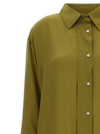 MAISON JEJIA Bicolor Silk Long Dress