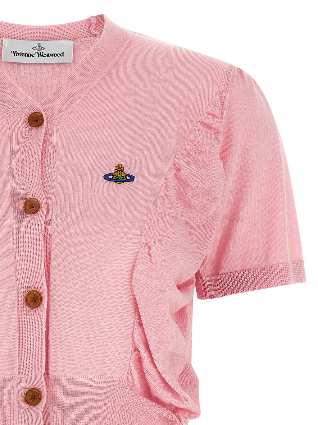 Mehrfarbiger Wollcardigan
