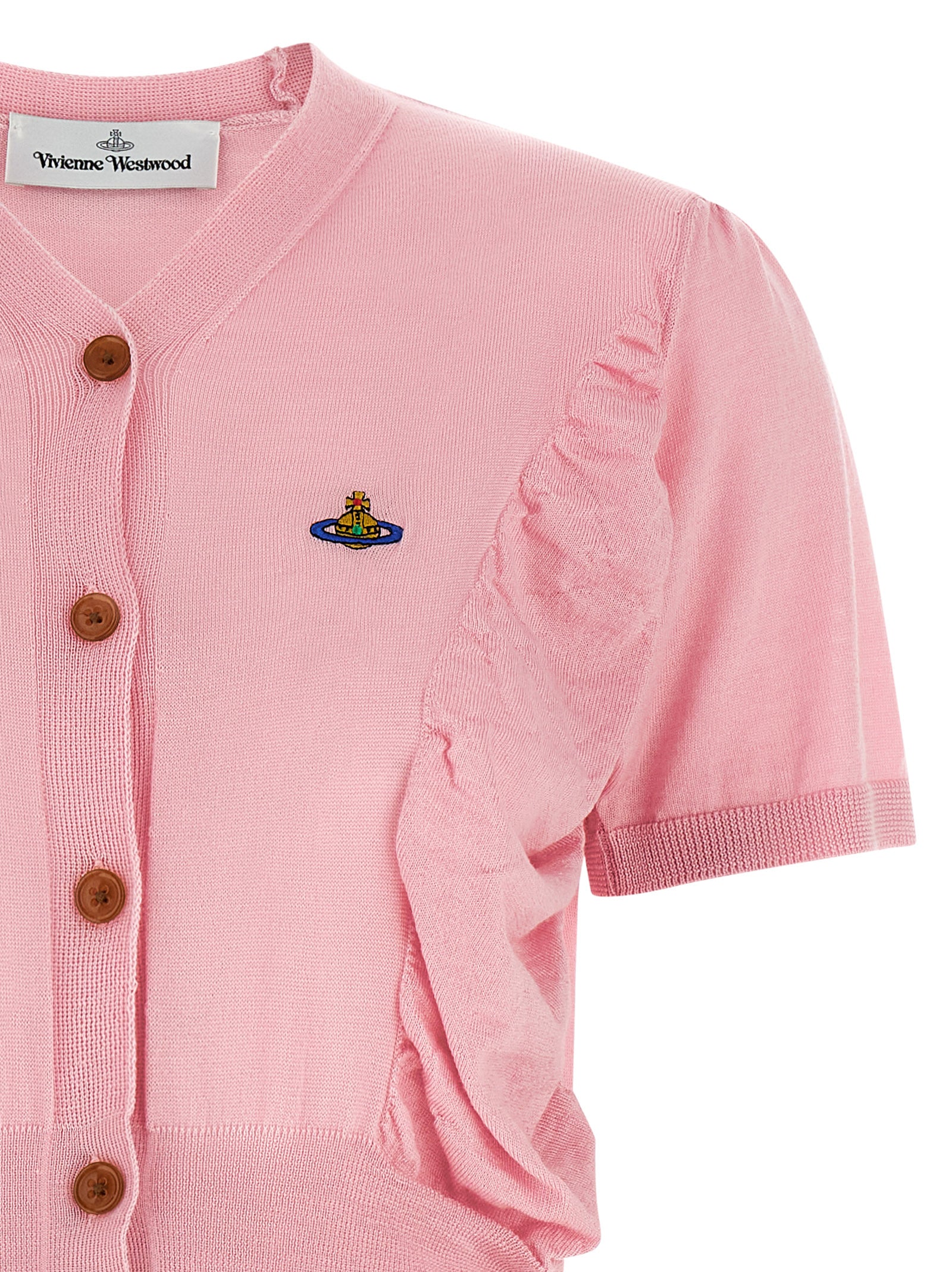 Mehrfarbiger Wollcardigan