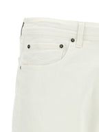 Jacob Cohen White Cotton Straight-Leg Jeans